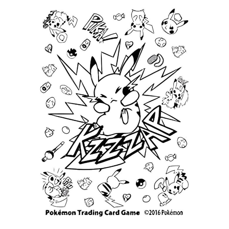 [Rose] Overseas Pokemon Center Exclusive Comic-Style (White) Sleeve (2016)