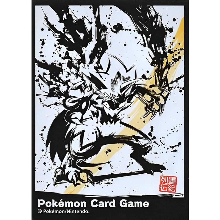 [Rose] Japanese version Pokemon Center exclusive Sumi-e Retsuden Zeraora Sleeve (2019)