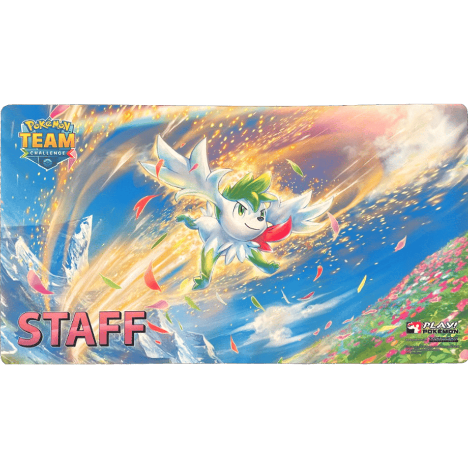 Pokemon Card 2022 TEAM CHALLENGE Shaymin [STAFF] Playmat