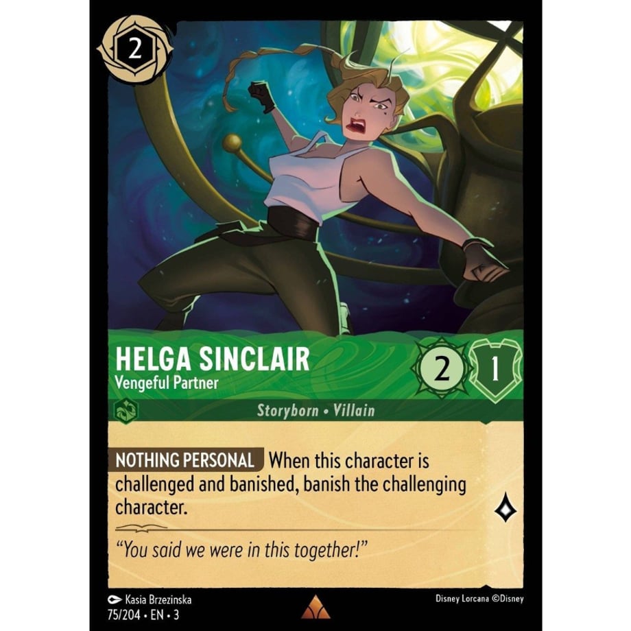 LORCANA Helga Sinclair (Vengeful Partner) - 75/204-EN-3