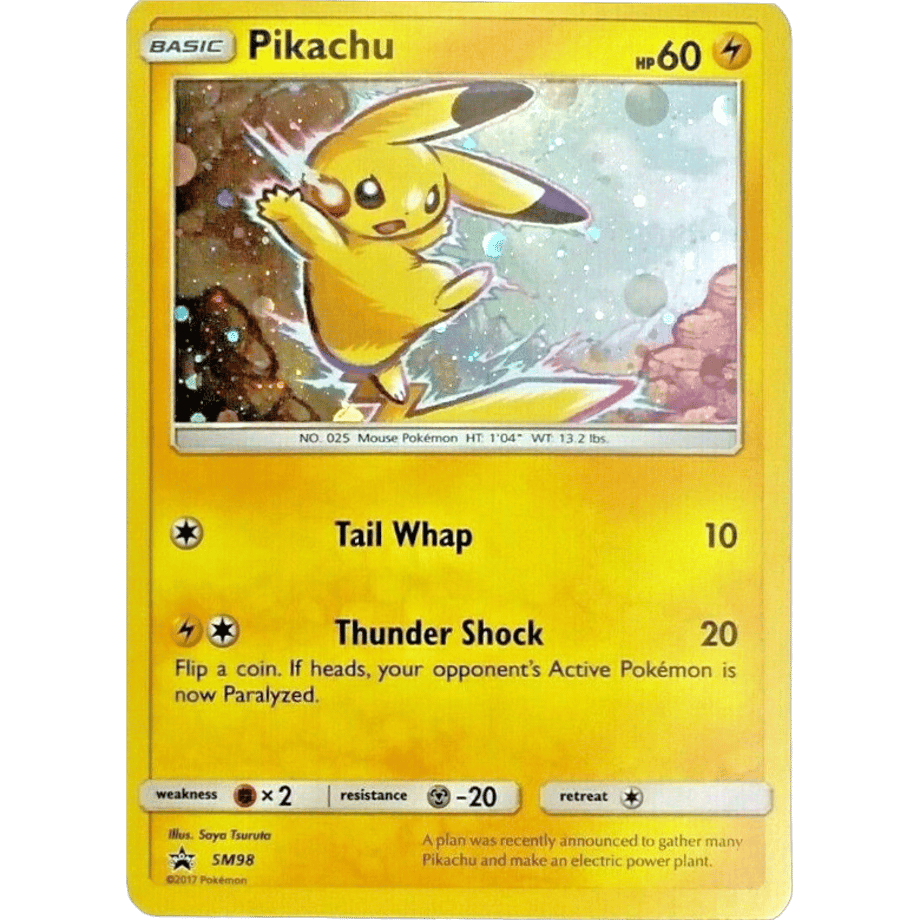 Pikachu [P] (2018 Gym Promo Design) / Pikachu - SM Promos (SM98)