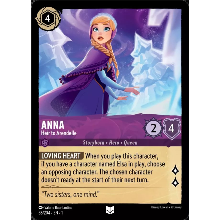 LORCANA Anna (Heir to Arendelle) - 35/204-EN-1(Foil)