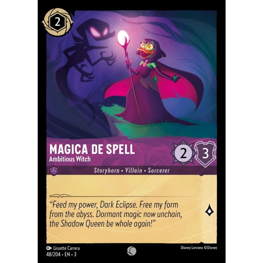 LORCANA Magica De Spell (Ambitious Witch) - 48/204-EN-3