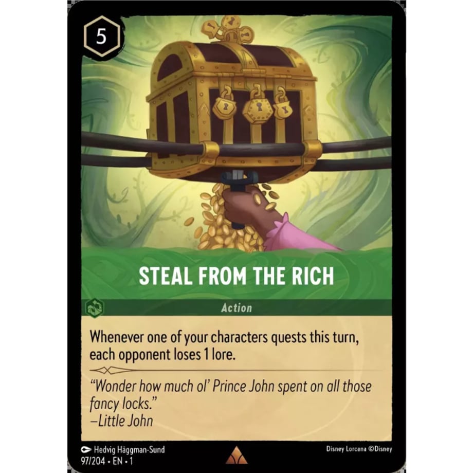 LORCANA Steal from the Rich - 97/204-EN-1