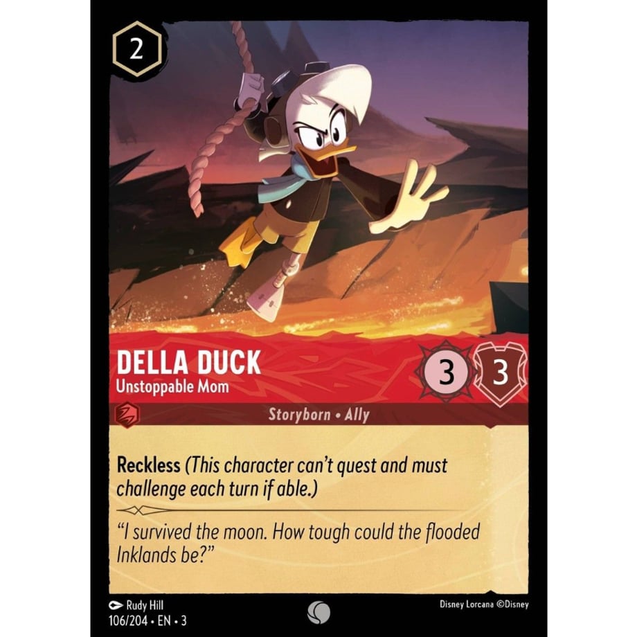 LORCANA Della Duck (Unstoppable Mom) - 106/204-EN-3