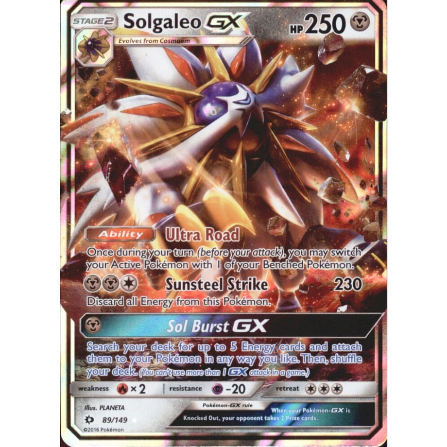 [Jumbo Card] Solgaleo GX 89/149 [Extra Large Size (146mm x 203mm)]