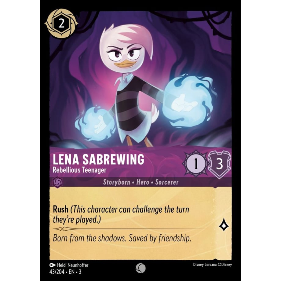 LORCANA Lena Sabrewing (Rebellious Teenager) - 43/204-EN-3