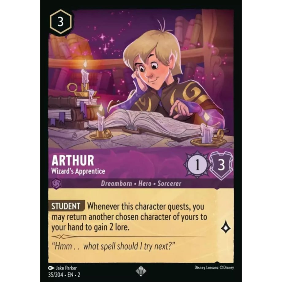 LORCANA Arthur (Wizard's Apprentice) - 35/204-EN-2