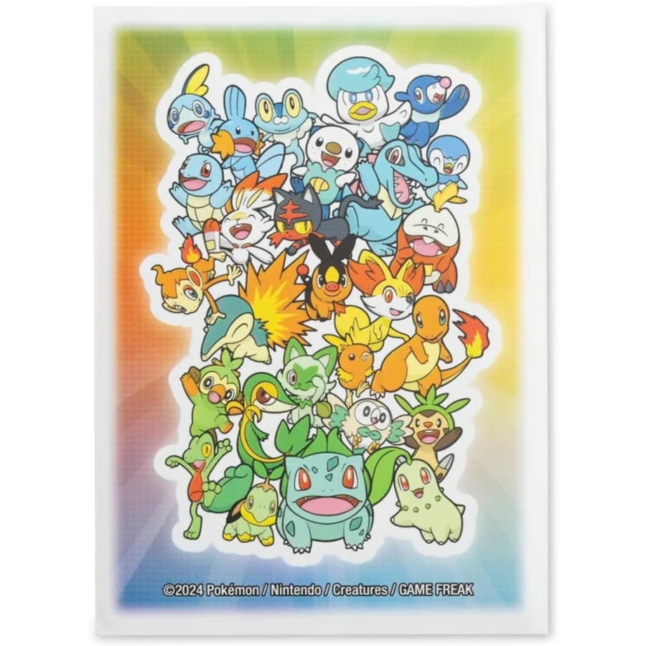 Pokemon Card First Partner Power Sleeves (65 cards)