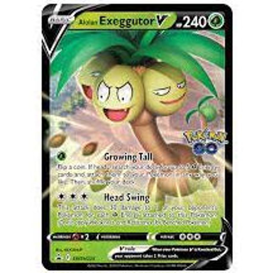 [Jumbo Card] Alolan Exeggutor V SWSH225 [Regular Size (134mm x 187mm)]