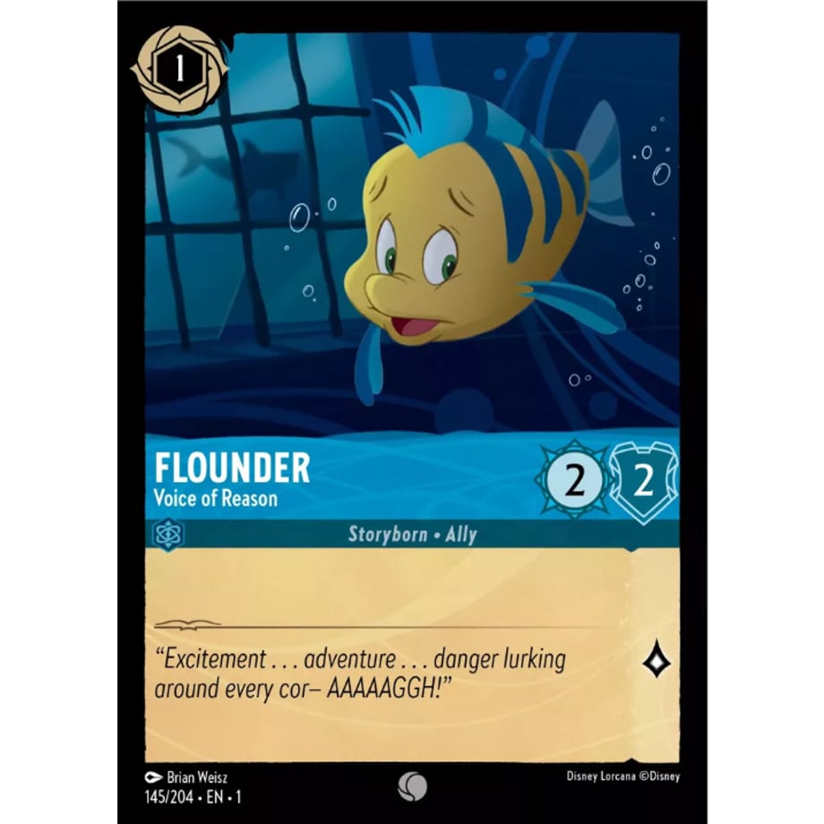 LORCANA Flounder (Voice of Reason) - 145/204-EN-1(Foil)