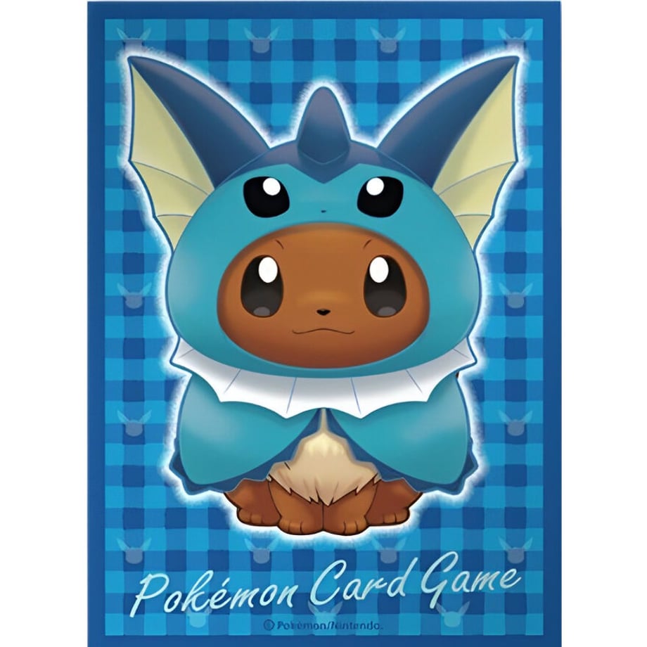 [Rose] Japanese Pokemon Center Exclusive Eevee Poncho Series Vaporeon Sleeve (2017)