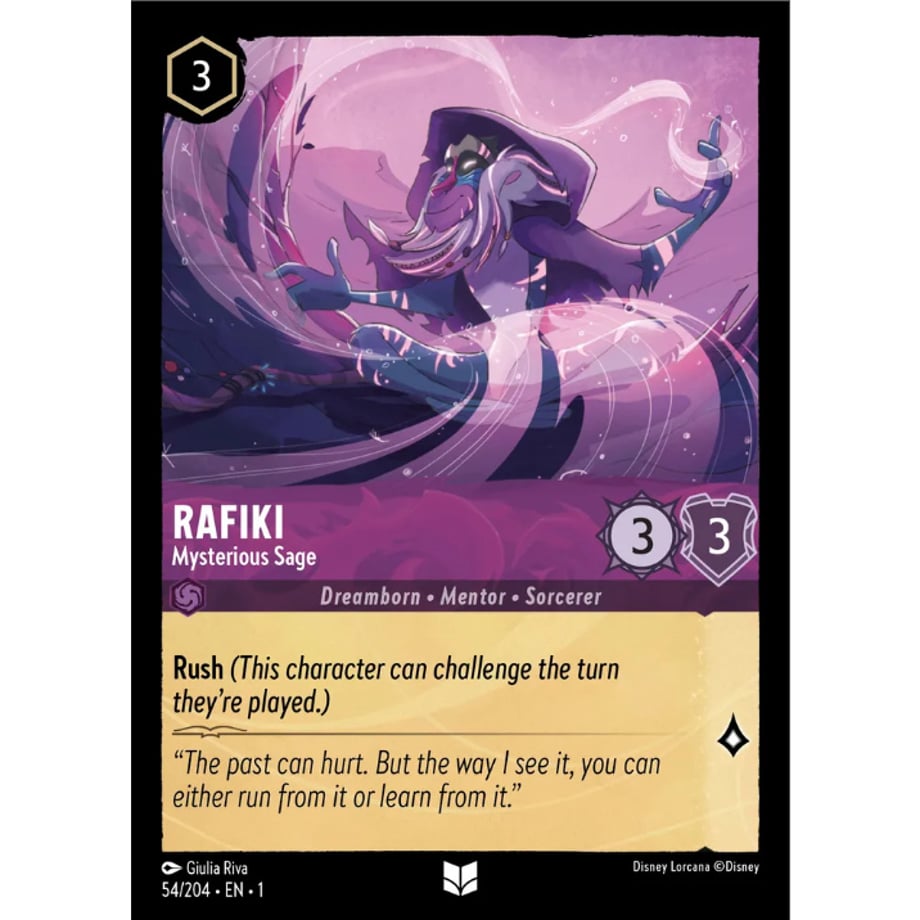 LORCANA Rafiki (Mysterious Sage) - 54/204-EN-1