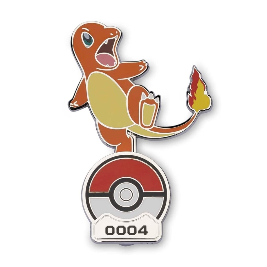 Pokemon Center Exclusive Charmander Standing Pin