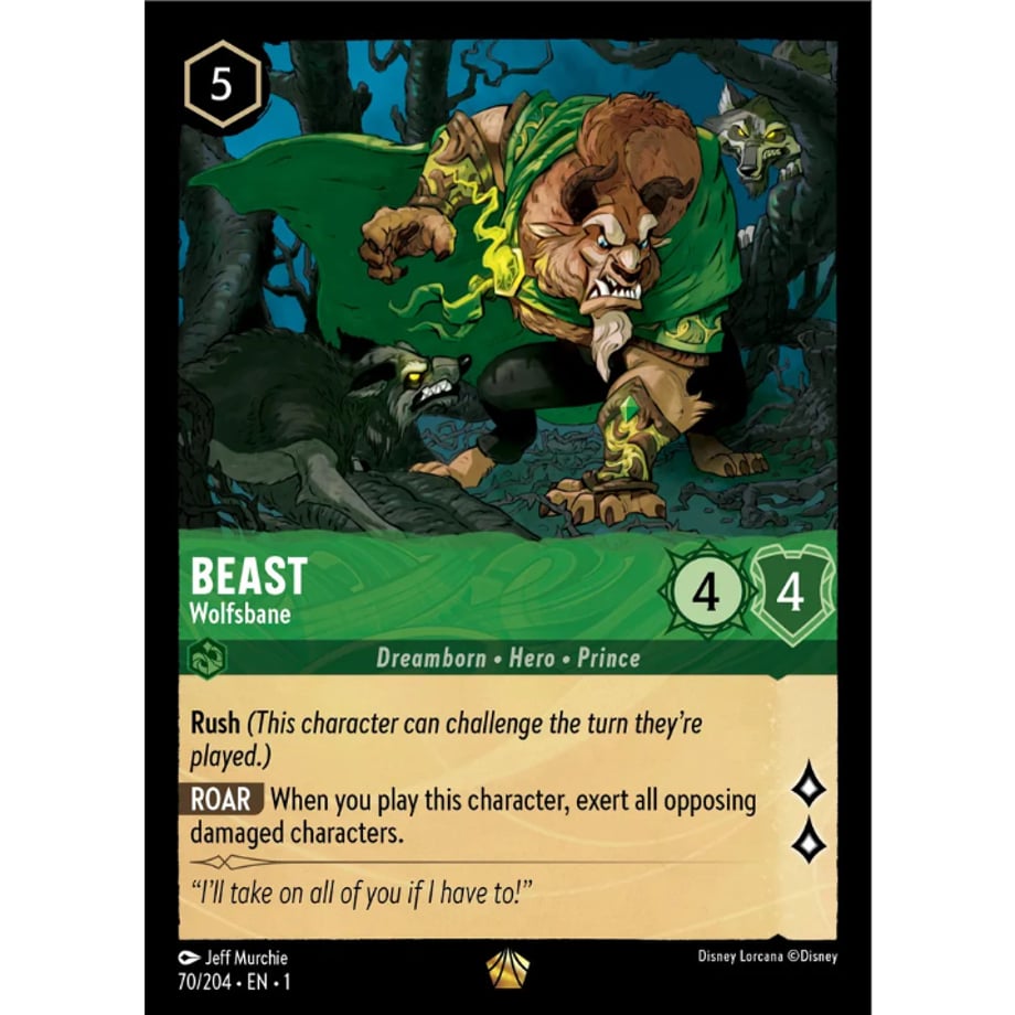 LORCANA Beast (Wolfsbane) - 70/204-EN-1(Foil)