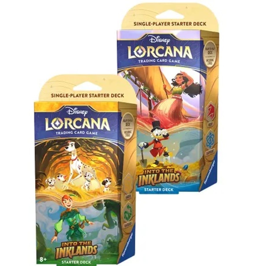 【箱潰れの場合がございます】ディズニー LORCANA Into the Inklands Starter Deck 【2個セット】