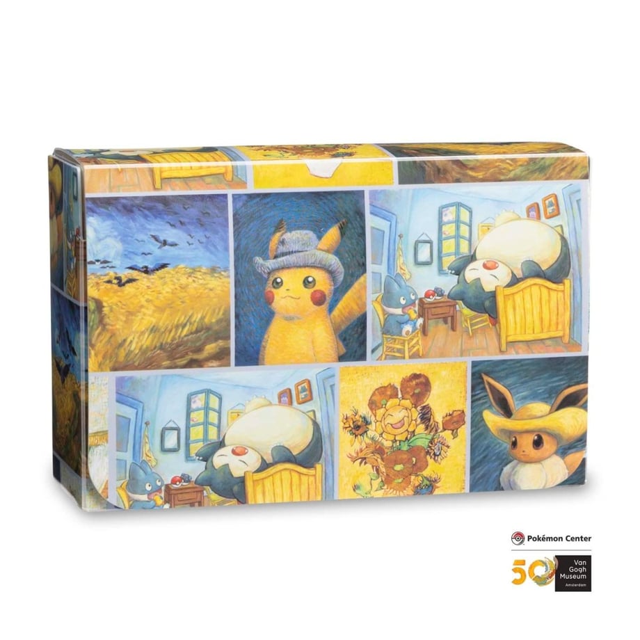 [Exterior may be torn] Pokemon Card Van Gogh x Pokemon [All-over Pattern] Double Deck Box