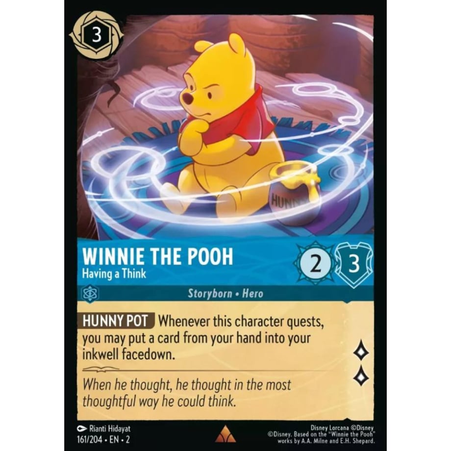 LORCANA Winnie the Pooh (Having a Think) - 161/204-EN-2