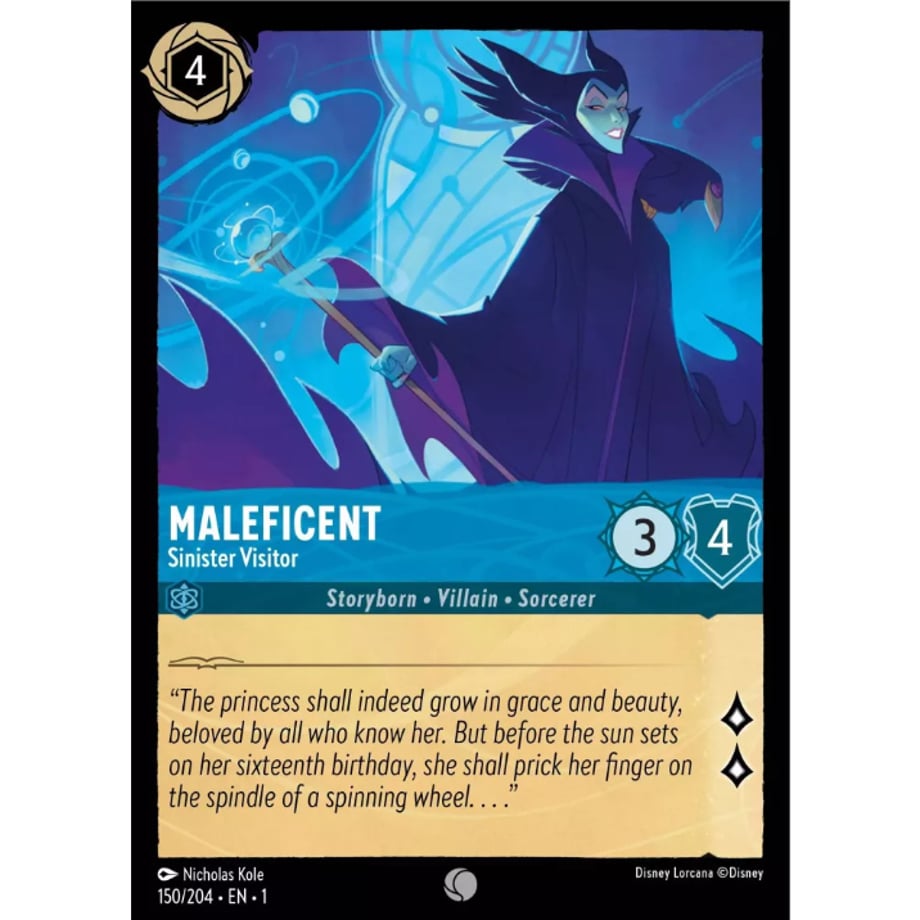 LORCANA Maleficent (Sinister Visitor) - 150/204-EN-1