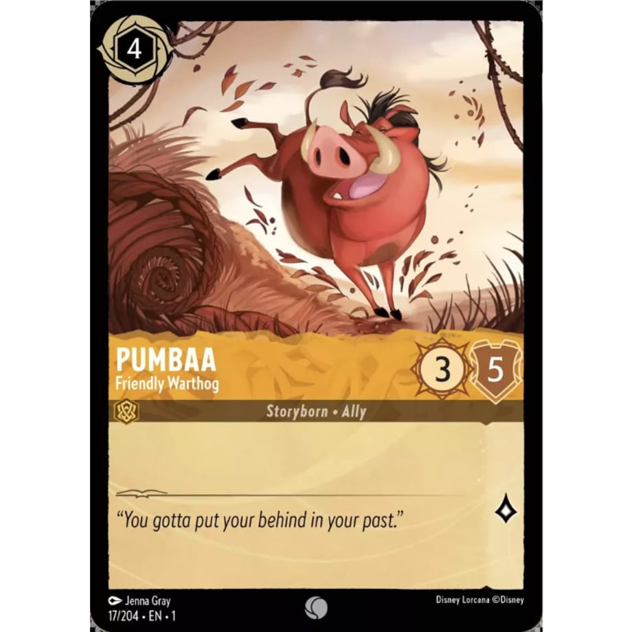 LORCANA Pumbaa (Friendly Warthog) - 17/204-EN-1