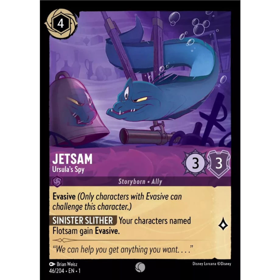 LORCANA Jetsam (Ursula's Spy) - 46/204-EN-1