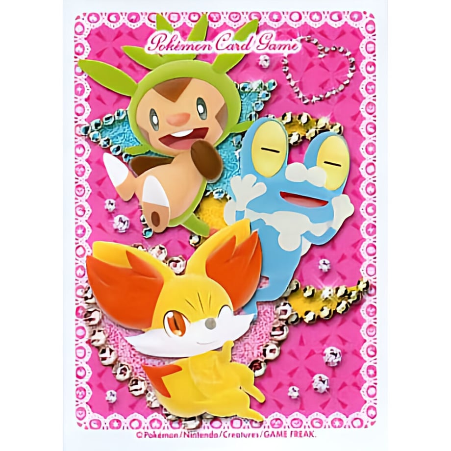 [Rose] Japanese Edition BOX Limited XY First Set DX for Girls (Harimaron, Froakie, Fokko) Sleeve (2013)