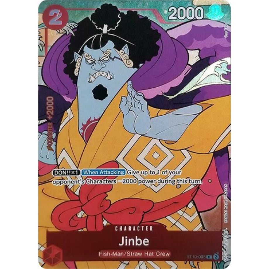 [English version] One Piece Card Jinbe English Version 1st Anniversary Set / Jinbe (English ST10-005) [1ST]