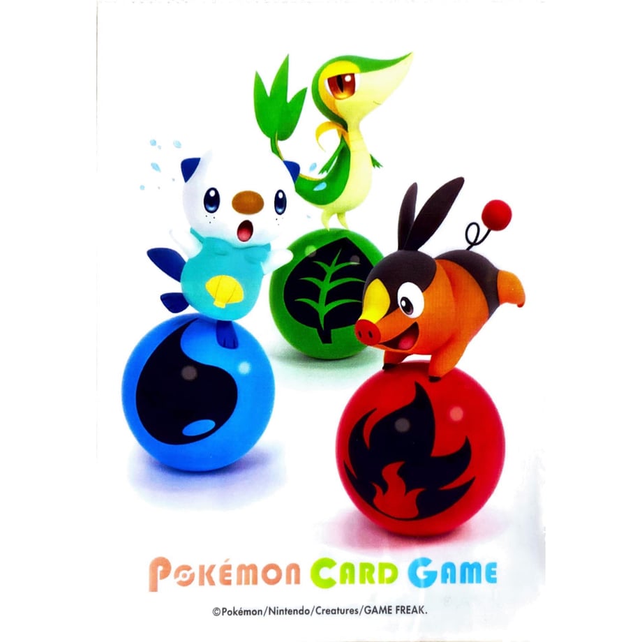 [Rose] Japanese version Snivy, Pokabu, and Oshawott sleeve (2010)