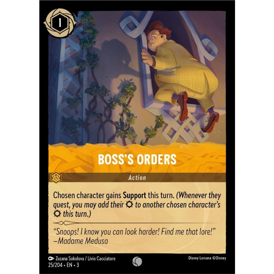 LORCANA Boss's Orders - 25/204-EN-3