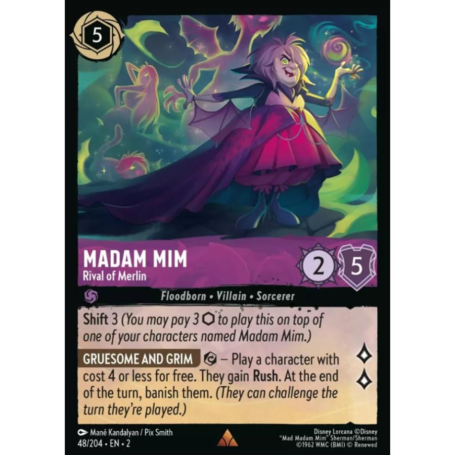 LORCANA Madam Mim (Rival of Merlin) - 48/204-EN-2