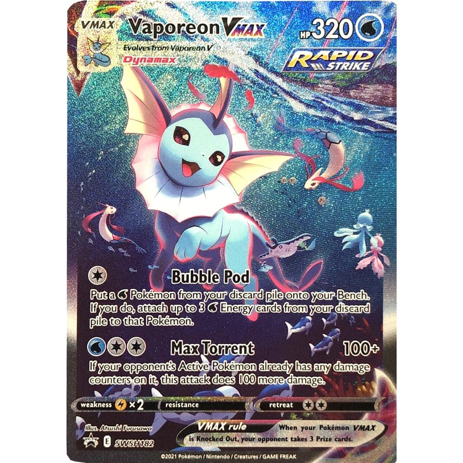 Vaporeon VMAX - Sword &amp; Shield Promo Cards (SWSH182)