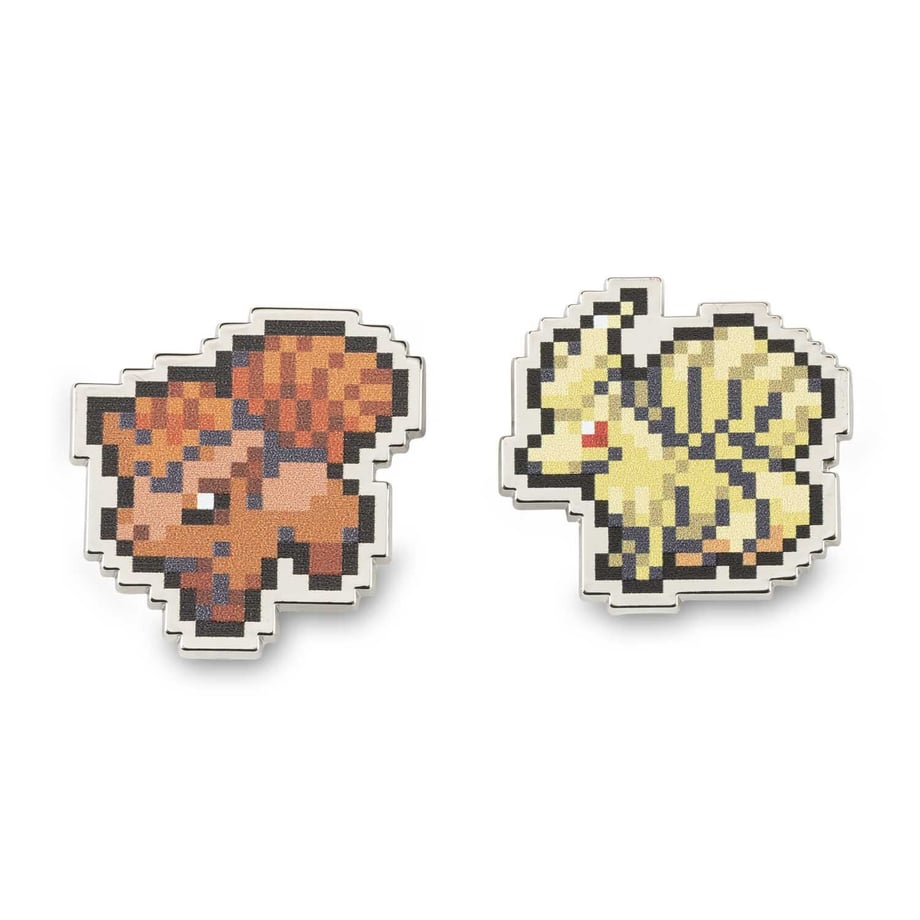 Pokémon Center Exclusive Vulpix Ninetales Pixel Pin