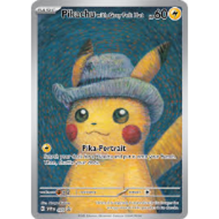 Van Gogh Pikachu (overseas exclusive design) / Pikachu with Grey Felt Hat (SVPEN085)