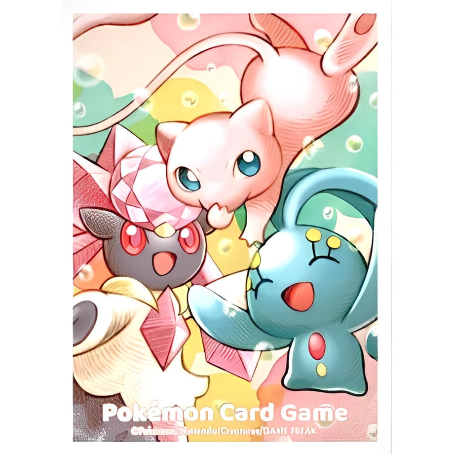 [Rose] Japanese version Pokemon Center exclusive Mew &amp; Manaphy &amp; Diancie sleeve (2022)