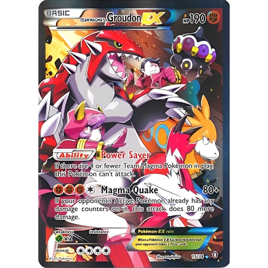 Team Magma's Groudon EX - Double Crisis (15/34)