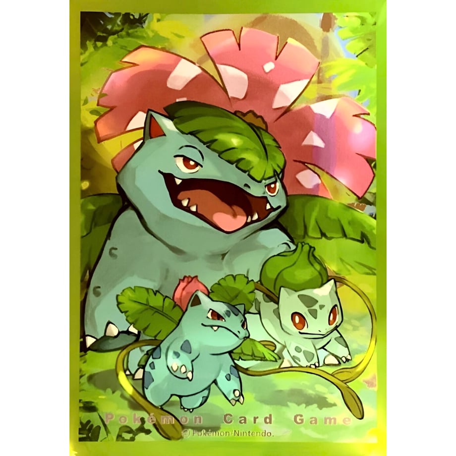 [Rose] Japanese Pokemon Center Exclusive Premium Mat Evolution Lineage Venusaur Sleeve (2020)