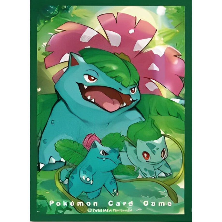 [Rose] Japanese version Pokemon Center exclusive Evolution Lineage Venusaur Sleeve (2019)