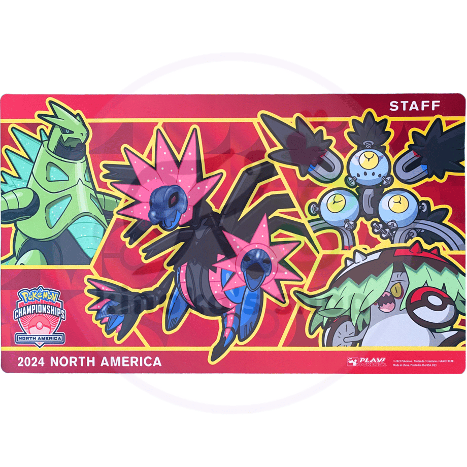 Pokemon Card 2024 North America International Championships STAFF Playmat