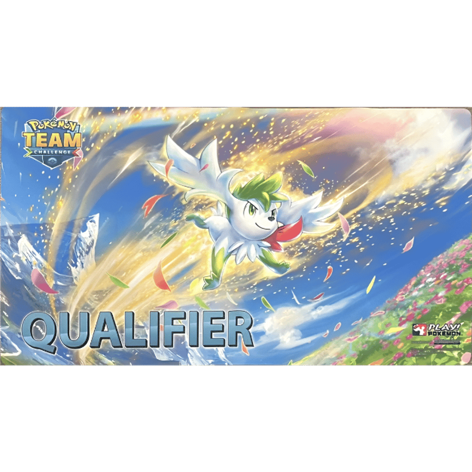 Pokemon Card 2022 TEAM CHALLENGE Shaymin [SQUALIFIER] Playmat