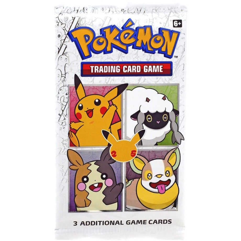 Pokemon Card 25th Anniversary General Mill's Cereal Pack