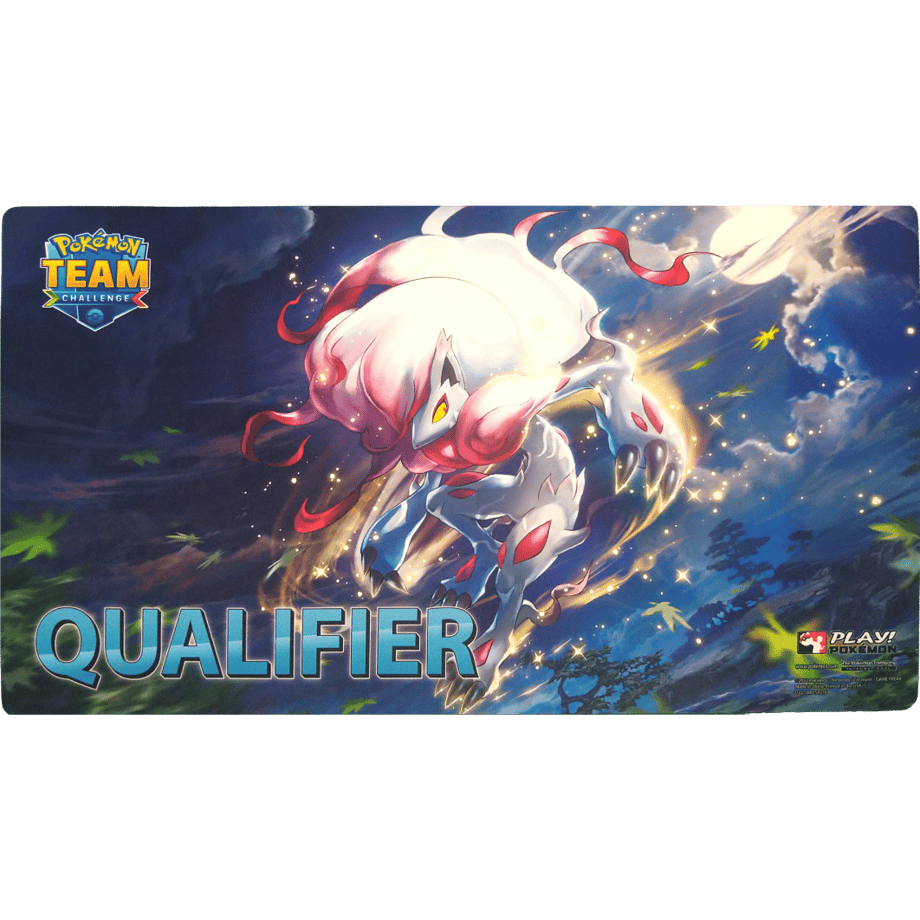 Pokemon Card 2022 TEAM CHALLENGE Hisui Zoroark [QUALIFIER] Playmat