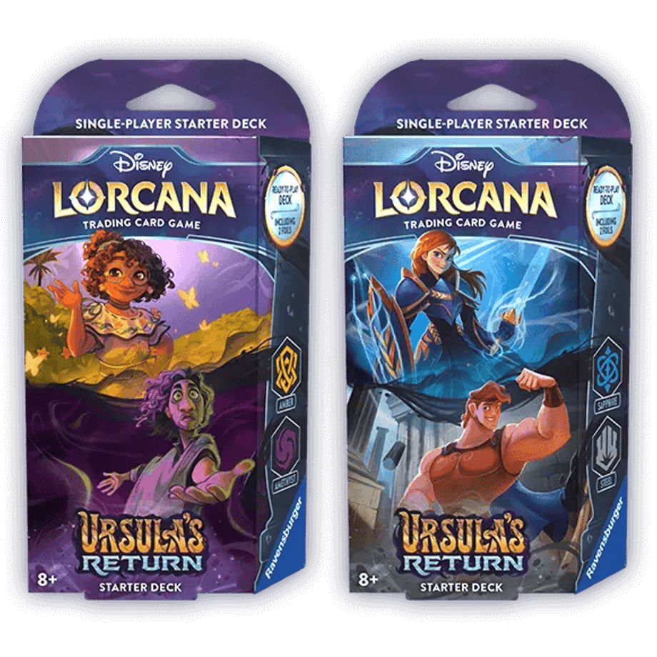 【箱潰れの場合がございます】ディズニー LORCANA Ursula's Return Starter Deck 【2個セット】