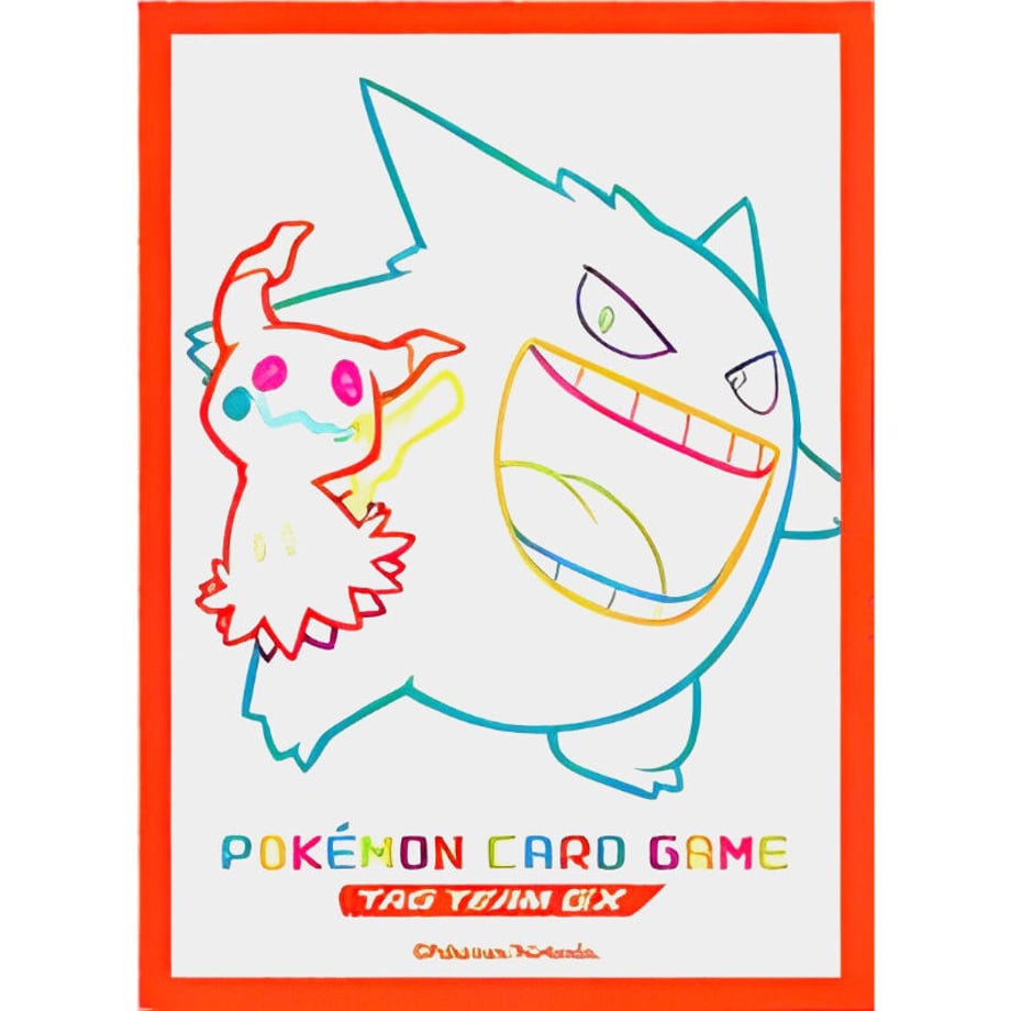 [Rose] Japanese edition Gym exclusive Gengar &amp; Mimikyu TAG TEAM GX (2018)