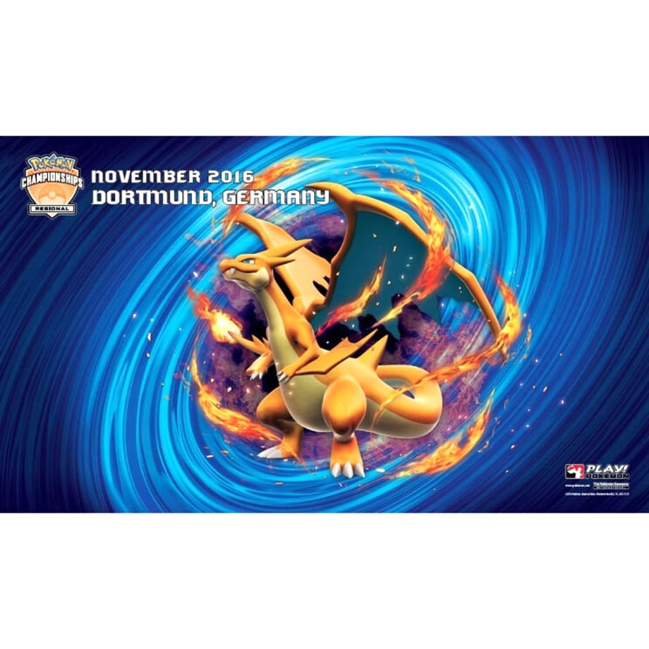 Pokemon Card 2016 Regional Championships Mega Charizard Y (Dortmund, Germany) Playmat