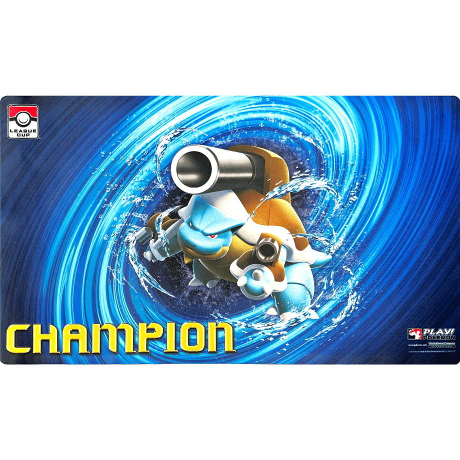 Pokemon Card 2016 League Cups Mega Blastoise Playmat