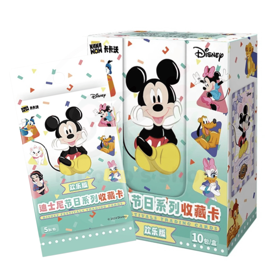 卡卡沃 × ディズニー Kakawow Joy Edition Disney Festivals Trading Cards 1BOX (1パック5枚入り10パック入り)