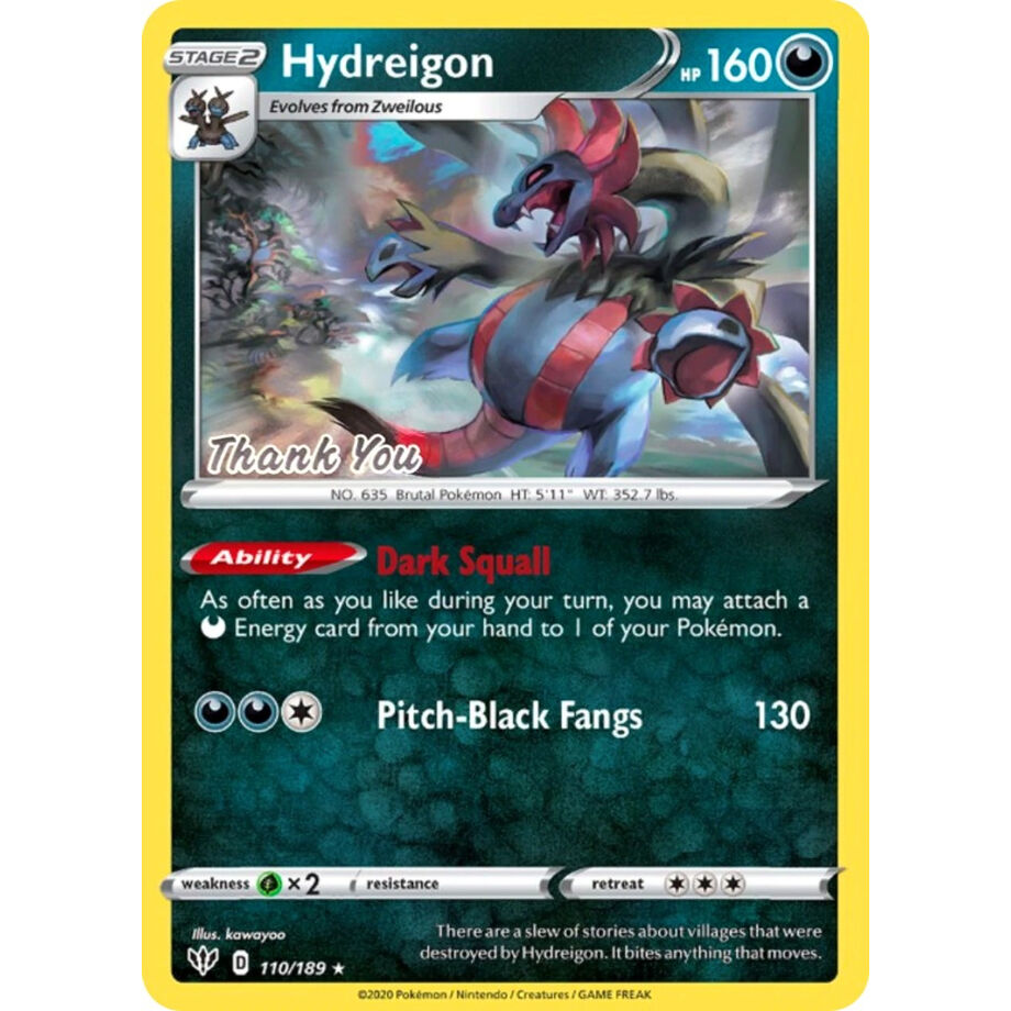 Hydreigon (Thank You) - Miscellaneous Cards &amp; Products (110/189)