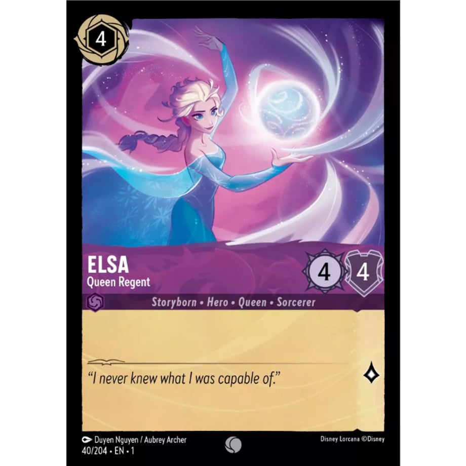 LORCANA Elsa [Common] / Elsa (Queen Regent) - 40/204-EN-1