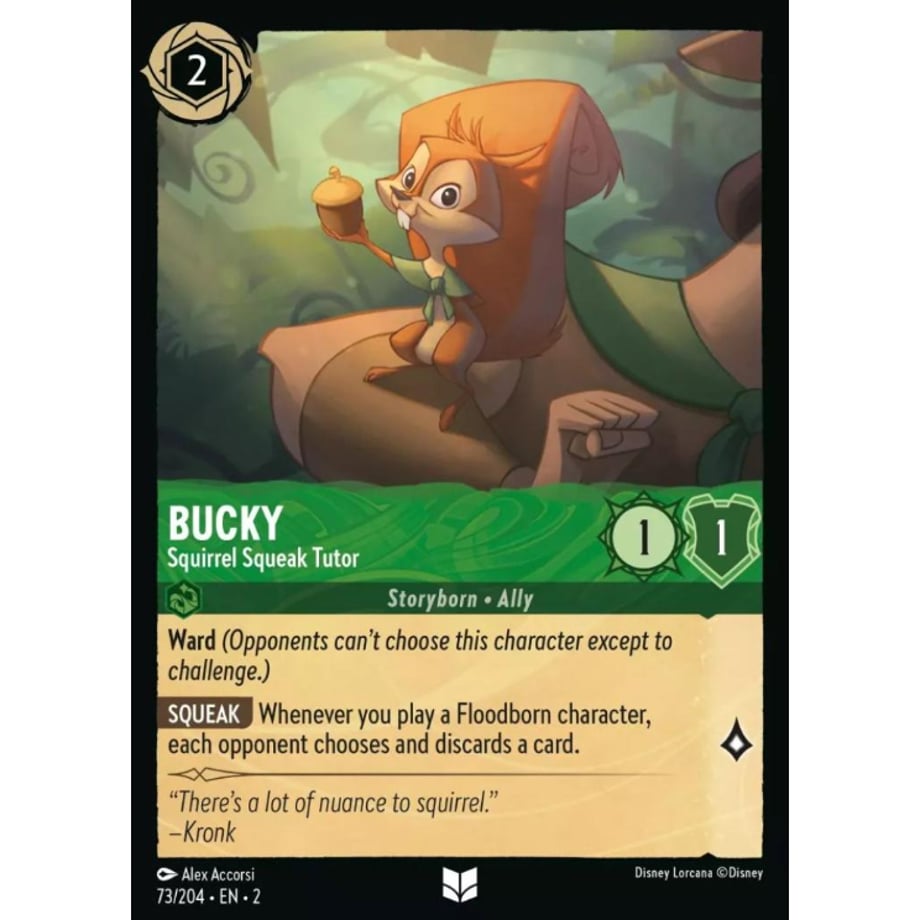 LORCANA Bucky (Squirrel Squeak Tutor) - 73/204-EN-2