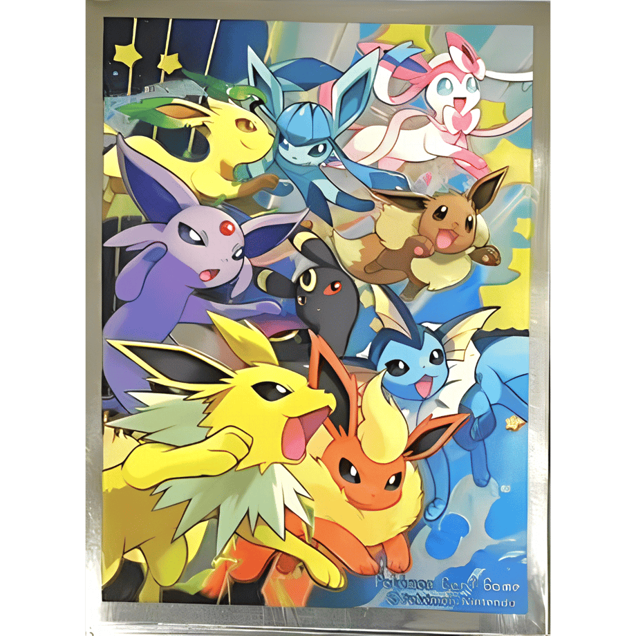 [Rose] Japanese Pokemon Center Exclusive Premium Gloss Dash! Eevee Sleeve (2020)